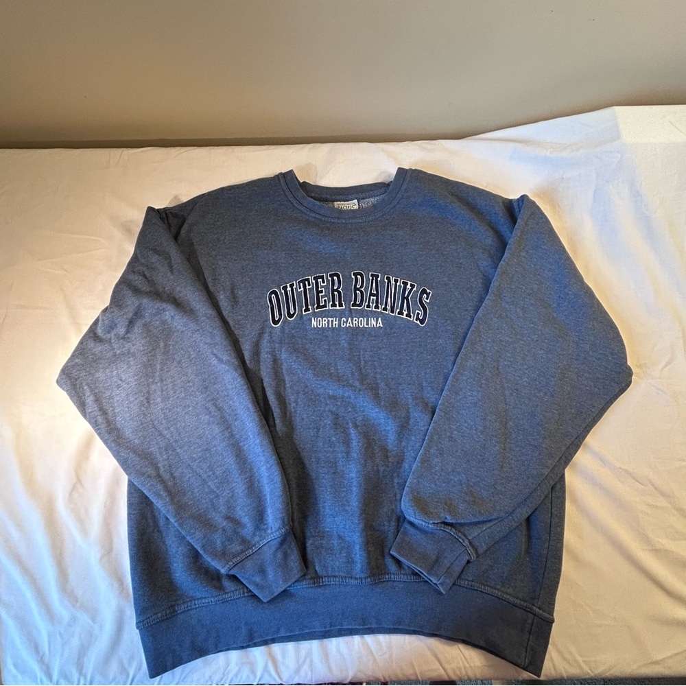 Outer Banks Heather Blue Swestshirt XL